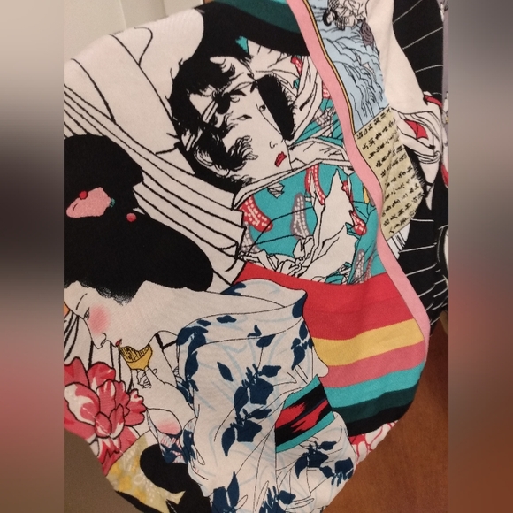 Open front robe with belt tie - Picture 5 of 6